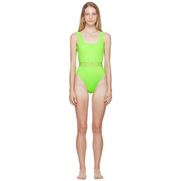 Green Greca Swimsuit 232653F103040