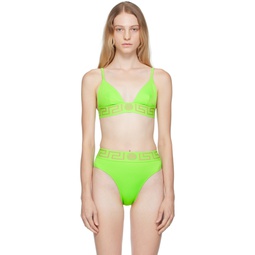 Green Greca Bikini Top 232653F105051