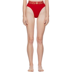 Red Greca Bikini Bottoms 232653F105071