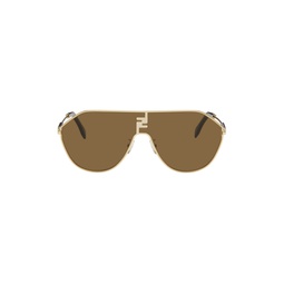 Gold FF Match Sunglasses 232693F005079
