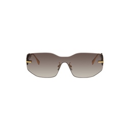 Brown graphy Sunglasses 232693F005081