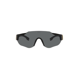 Black Sport Baguette Sunglasses 232693M134006