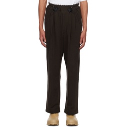 Brown Fatigue Trousers 232699M191004
