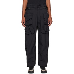 Black Extended Cargo Pants 232701M188005