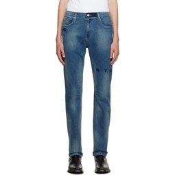 Blue Slim Fit Jeans 232702M186010