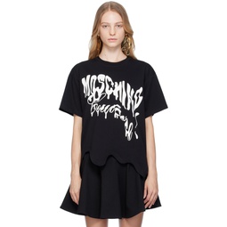 Black Morphed T Shirt 232720F110020