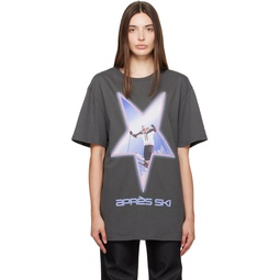 Gray Apres Ski T Shirt 232731F110008
