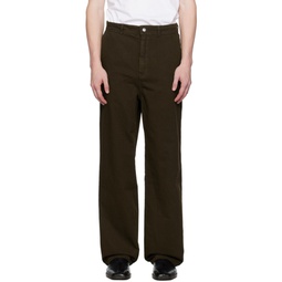 Brown Pedro Trousers 232733M191006