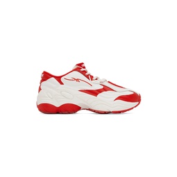 White   Red Reebok Classics Edition DMX Run 6 Modern Sneakers 232749M237121