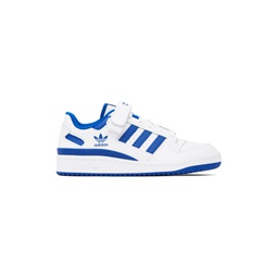 White   Blue Forum Low Sneakers 232751M237128