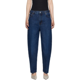 Blue Tapered Jeans 232771F069008