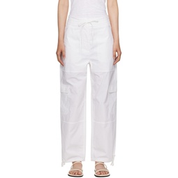 White Cargo Trousers 232771F087007