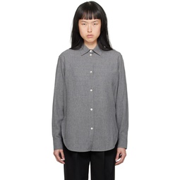 Gray Relaxed Fit Shirt 232771F109015