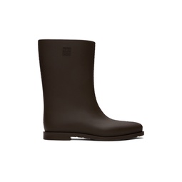Brown The Rain Boot Boots 232771F113003