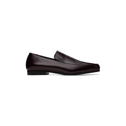Burgundy The Oval Loafers 232771F121002