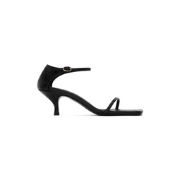 Black The Strappy Heeled Sandals 232771F125001