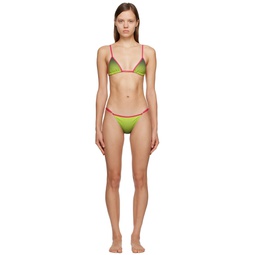 Green Alba Bikini Set 232776F105000