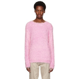 Pink Crewneck Sweater 232776M201001