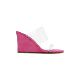 Pink Olympia Wedge Sandals 232779F125013