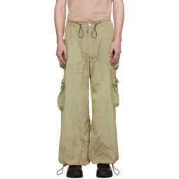 Green Multi Pocket Trousers 232785M188000