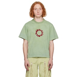 Green Sun T Shirt 232785M213000