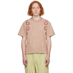 Brown Circle T Shirt 232785M213001