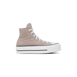 Taupe Chuck Taylor All Star Lift Platform High Top Sneakers 232799F127003