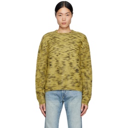 Yellow   Black Hyena Sweater 232800M204001