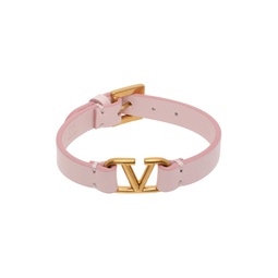 Pink VLogo Signature Bracelet 232807F001020