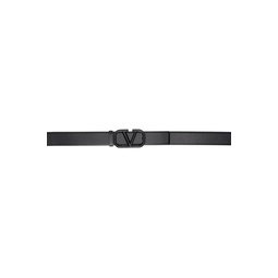 Reversible Black VLogo Signature Belt 232807F001029