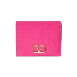 Pink VLogo Signature Wallet 232807F040006