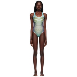 SSENSE Exclusive Blue The Body Morphing Swimsuit 232808F103003