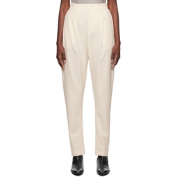 Off White High Rise Trousers 232809F087017