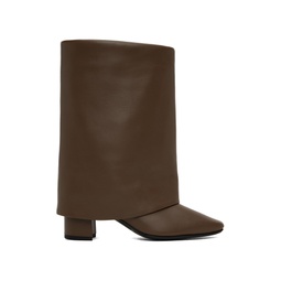 Brown Cover Boots 232809F114000