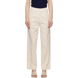 White Bas Trousers 232814F087000