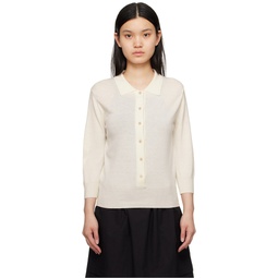 White Yena Shirt 232814F095001