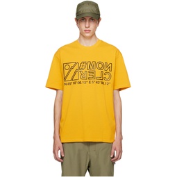 Yellow Bonded T Shirt 232826M213001