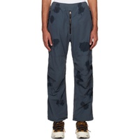 Gray Hand Coloring Trousers 232828M188028