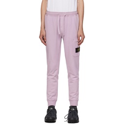 Purple Slim Fit Sweatpants 232828M190003