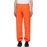 Orange Drawstring Sweatpants 232828M190005