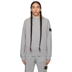 Gray Patch Hoodie 232828M202028