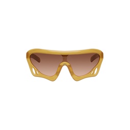 Brown SP5DER Edition Beetle Sunglasses 232829M134020