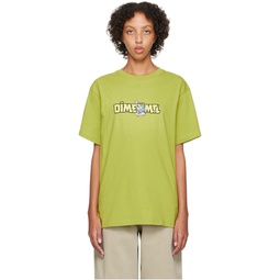 Green Printed T Shirt 232841F110023
