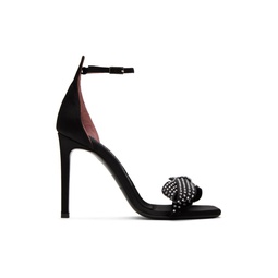 Black Norma 100 Heeled Sandals 232855F125001