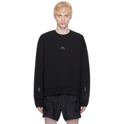 Black Essential Sweatshirt 232891M204000