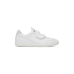 White Shard Strap Sneakers 232891M237001