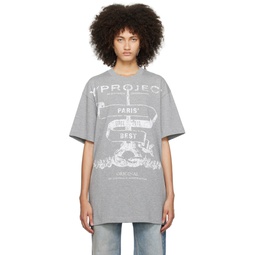 Gray Paris Best T Shirt 232893F110003