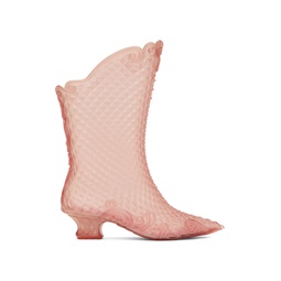 Pink Melissa Edition Court Boots 232893F114001