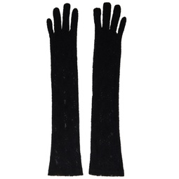Black Lace Gloves 232894F012000