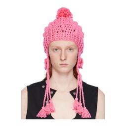 Pink Butterfly Beanie 232894F014003